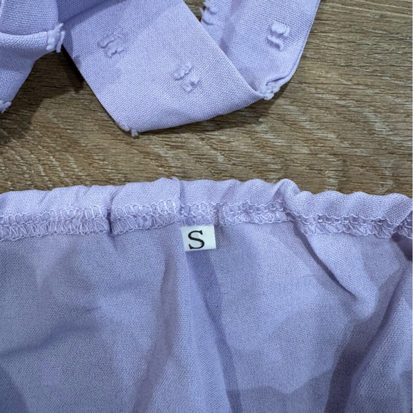 Purple Tie Shoulder Maxi Dress - Size Small - Picture 2 of 4